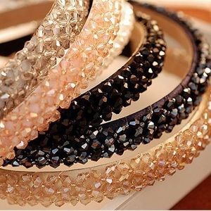 Luxurious Crystal "Diva" Headbands - Skinny
